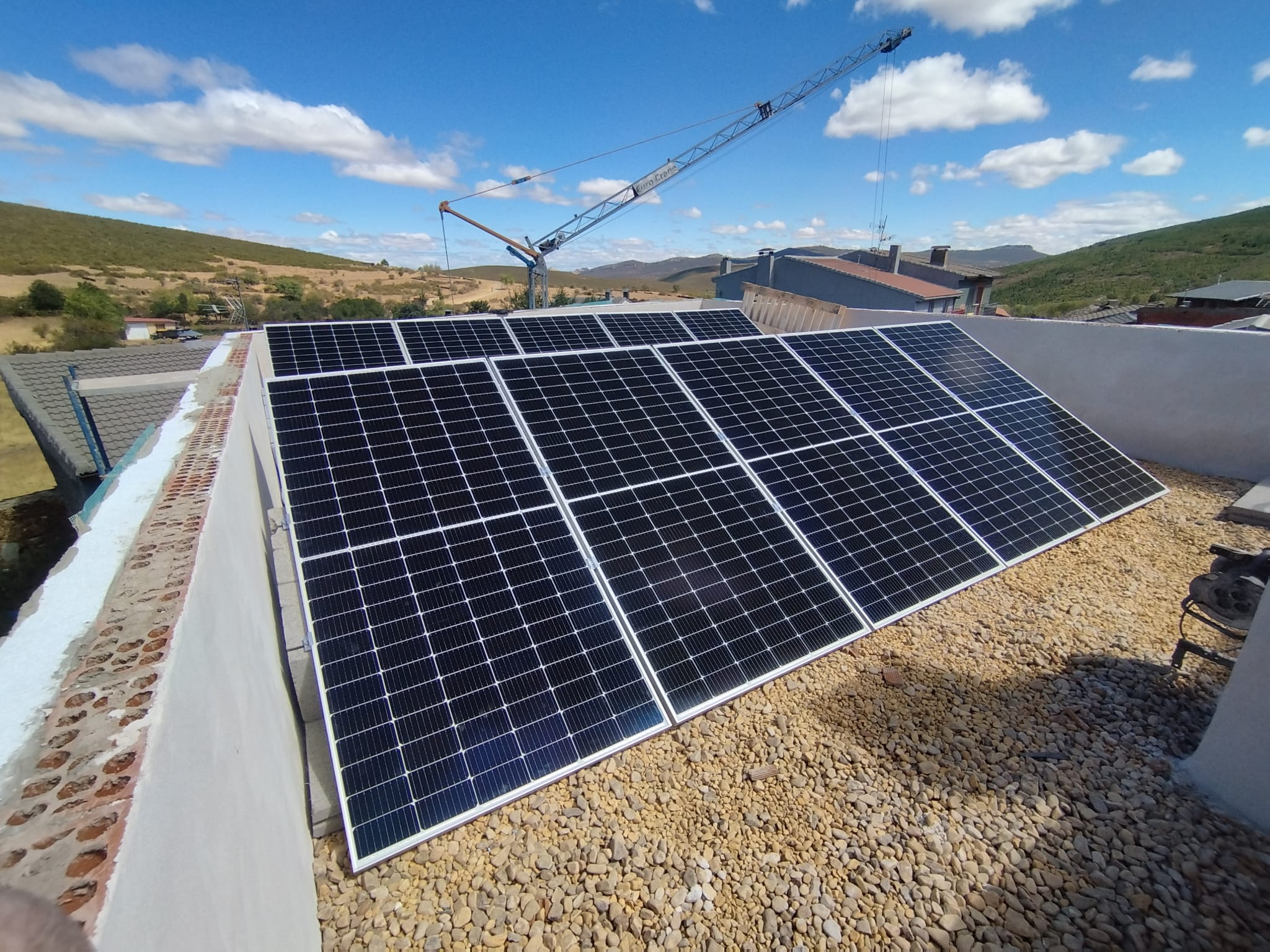 Instalación FV en la Sierra de Guadalajara