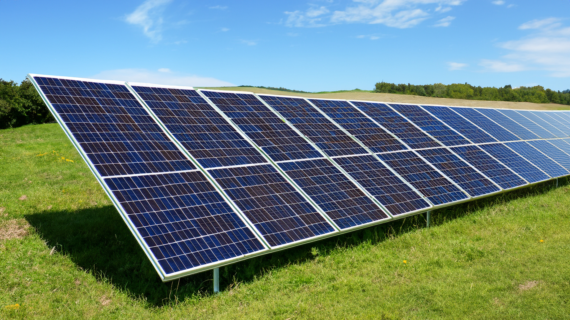 Panel Solar en el campo